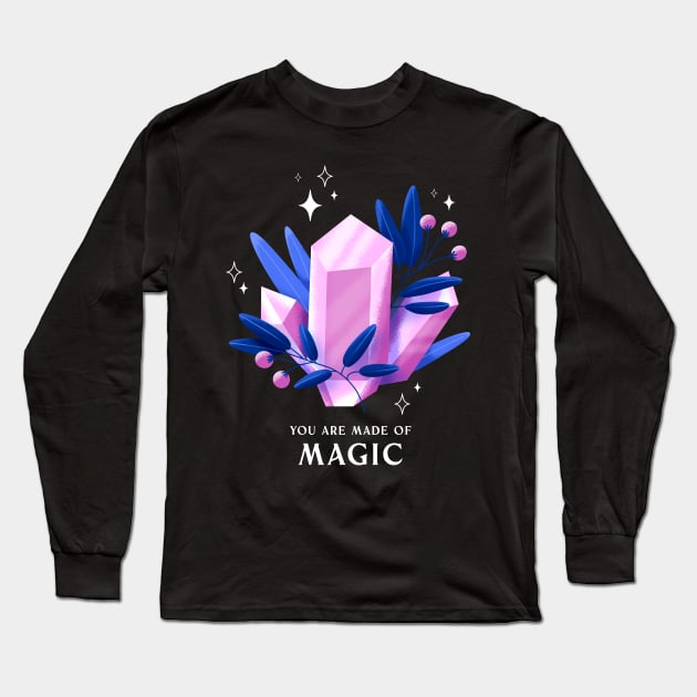 Crystal - Made of Magic Long Sleeve T-Shirt by paulineberger